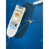 Mouillage à Porquerolles : le bateau a moteur / détail