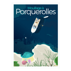 Mouillage à Porquerolles version bateau a moteur