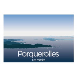 Porquerolles vue d'en haut, les Mèdes