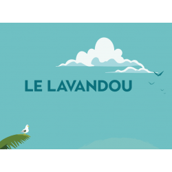 détail du l'affiche du lavandou par Détendu de la Claquette