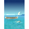 Baignade sous la lune
